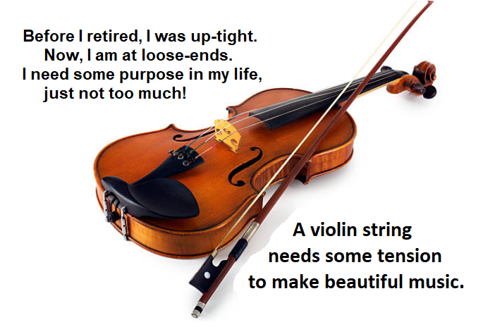 Violin with added comment.